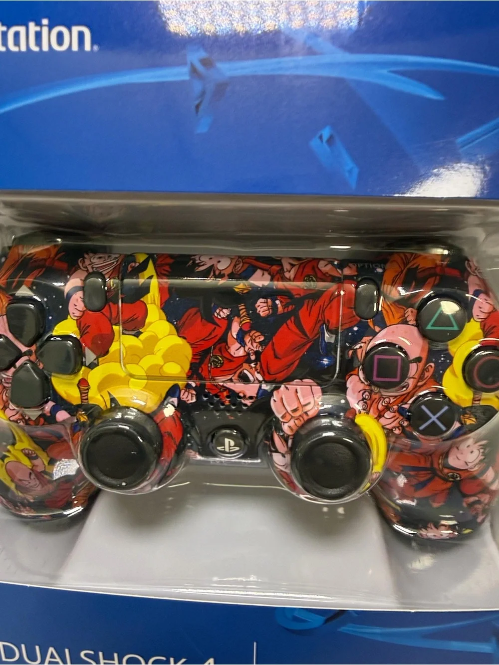 Sony Wireless Controller - Red & Black Dragon Ball Z Design